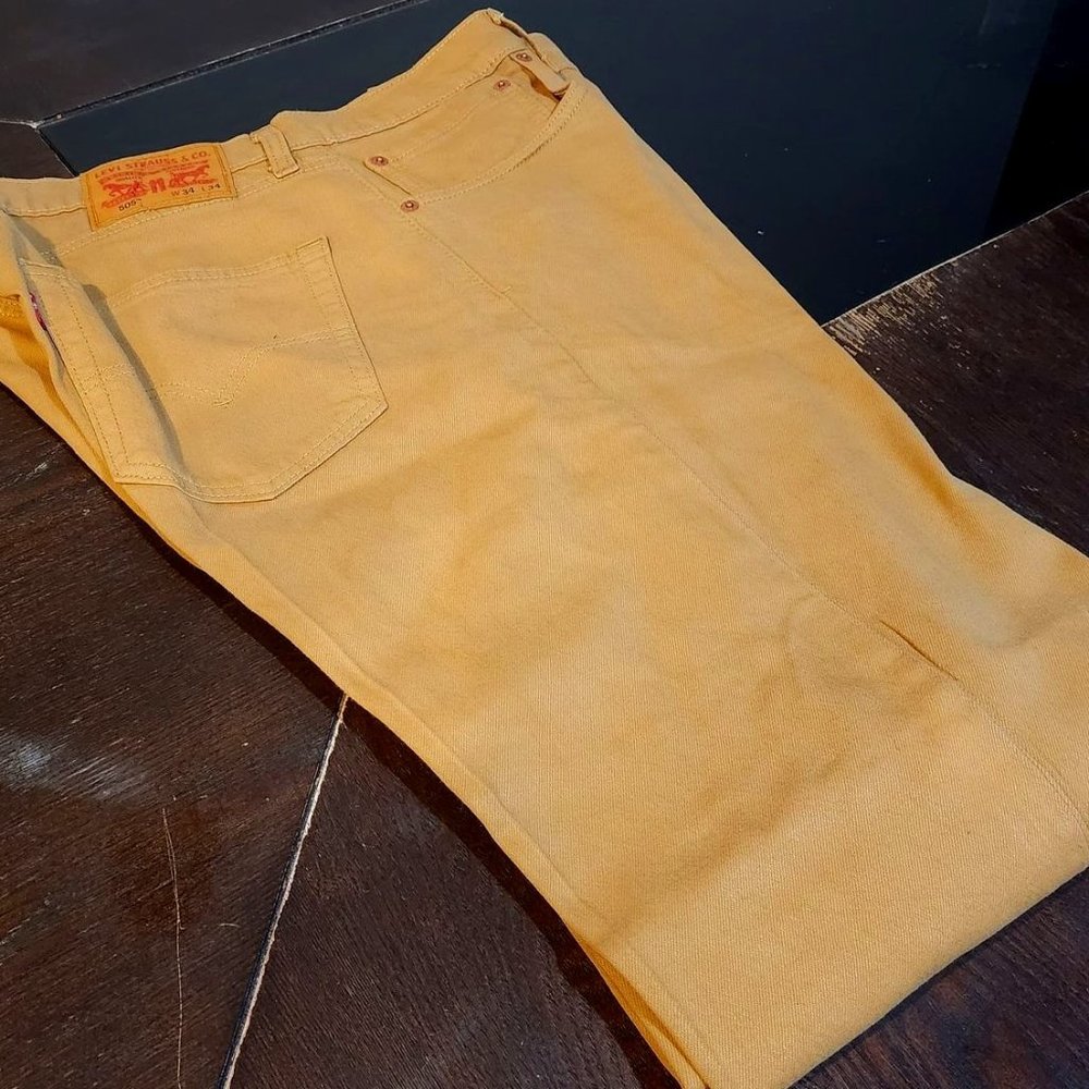 Levi 505 Khaki Jeans W34 L34
